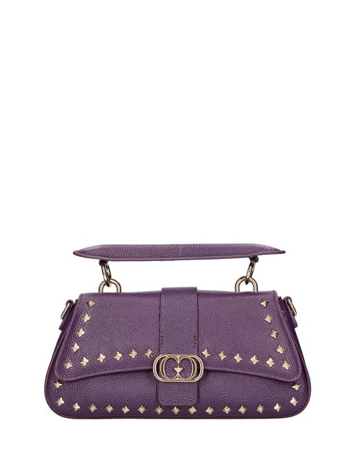 Borsa in pelle LA CARRIE | FRIVOLOUS M.HAND BAG TUMBLEDVIOLETTO